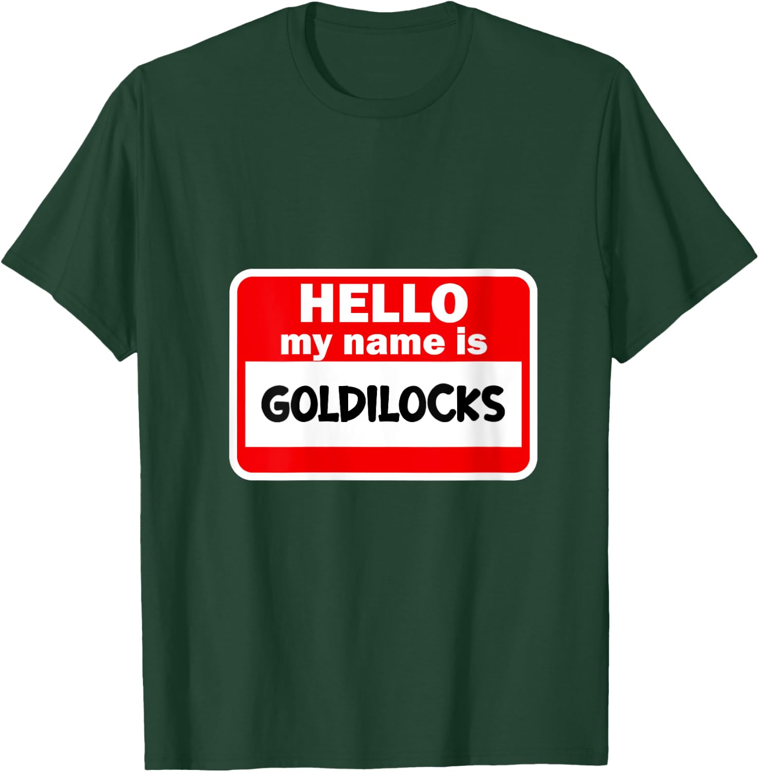 Goldilocks Name Funny Halloween Outfit V-Neck T-Shirt - T-Shirt | Forest