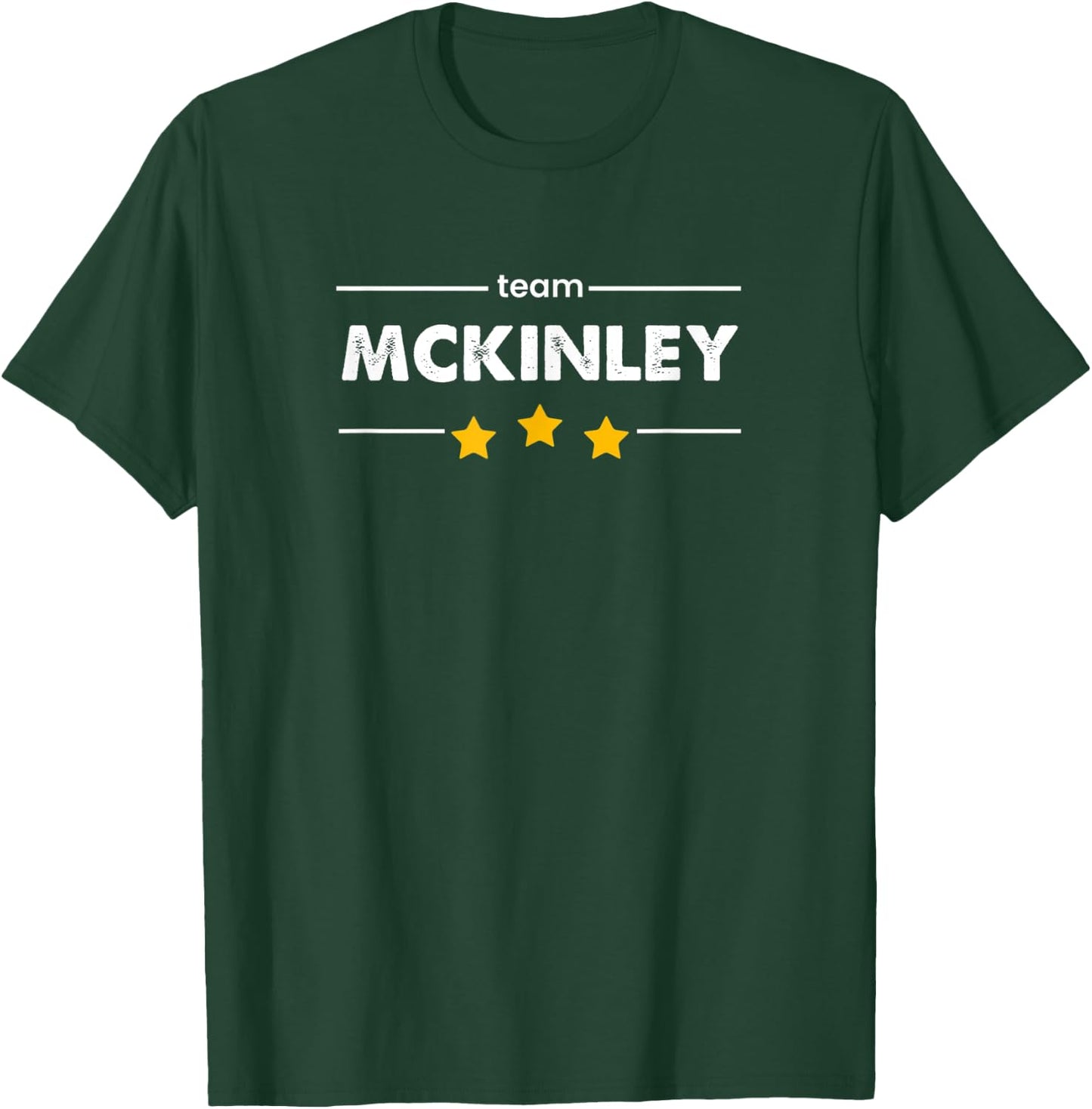 Family Name Surname or First Name | TEAM MCKINLEY T-Shirt - T-Shirt | Forest