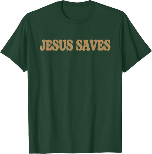Good News Jesus Saves John 3:16-17, Christian Faith T-Shirt - T-Shirt | Forest