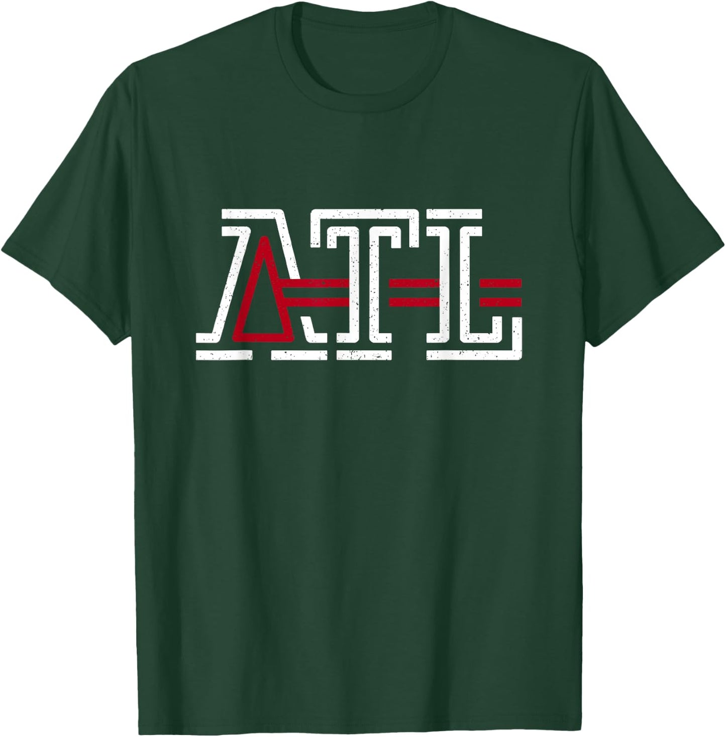 Vintage Atlanta Georgia ATL Classic Distressed T-Shirt - T-Shirt | Forest