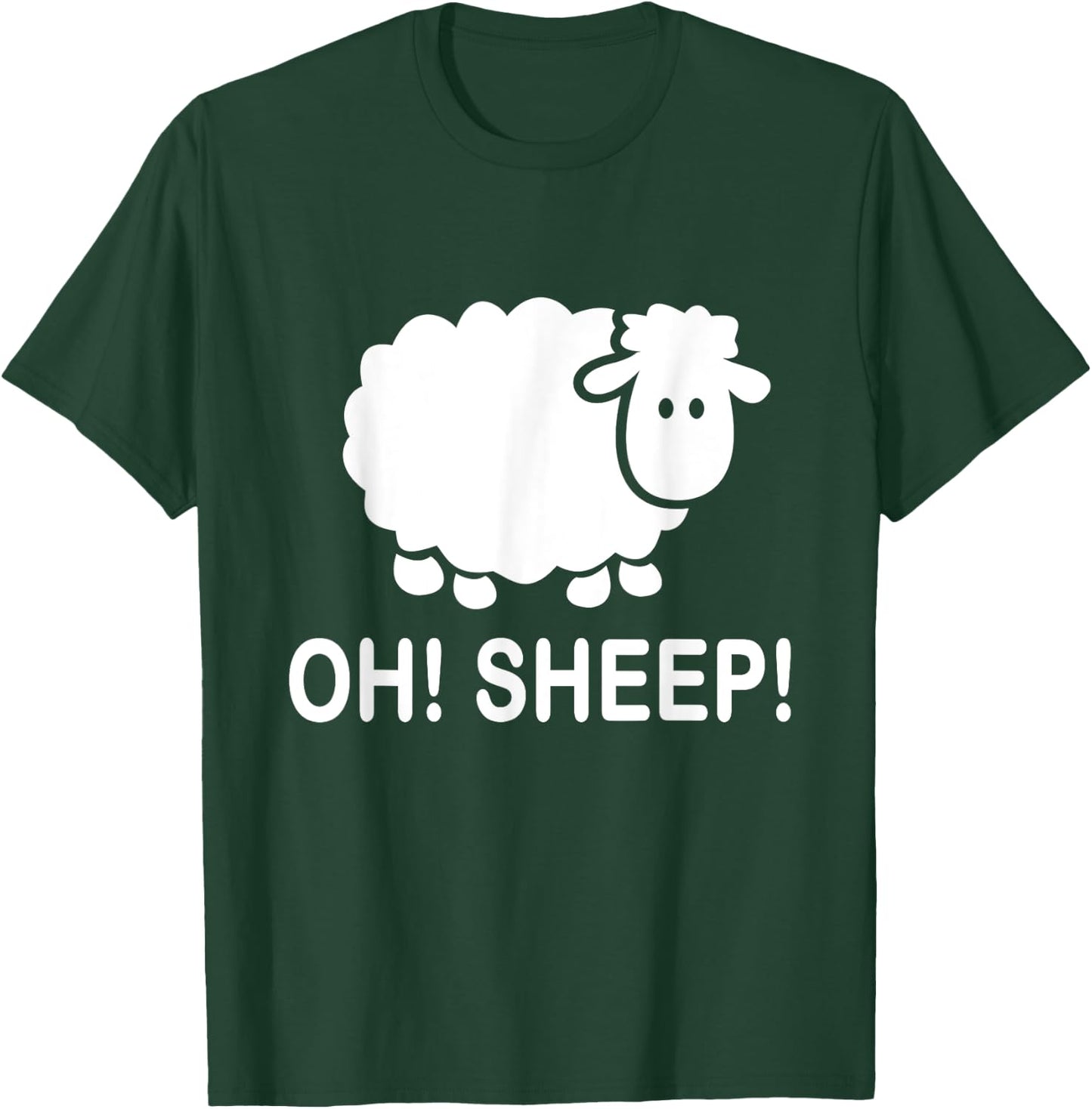 Oh Sheep Funny Sheep Farmer Pun T-Shirt - T-Shirt | Forest