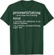 Procrastifishing Funny Fishing Gifts Fisherman Dad T-Shirt - T-Shirt | Forest