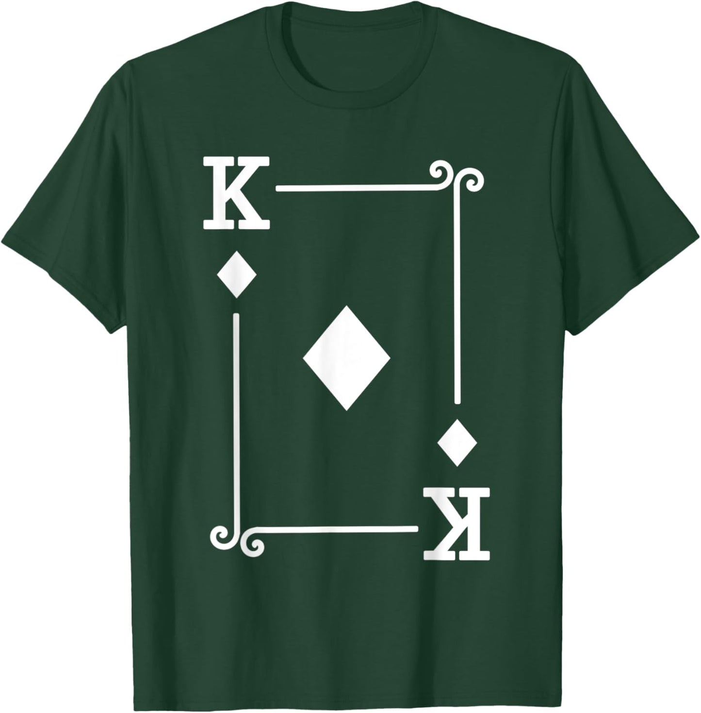 King Diamonds Card Costume - Playing Cards - King Diamonds T-Shirt - T-Shirt | Forest