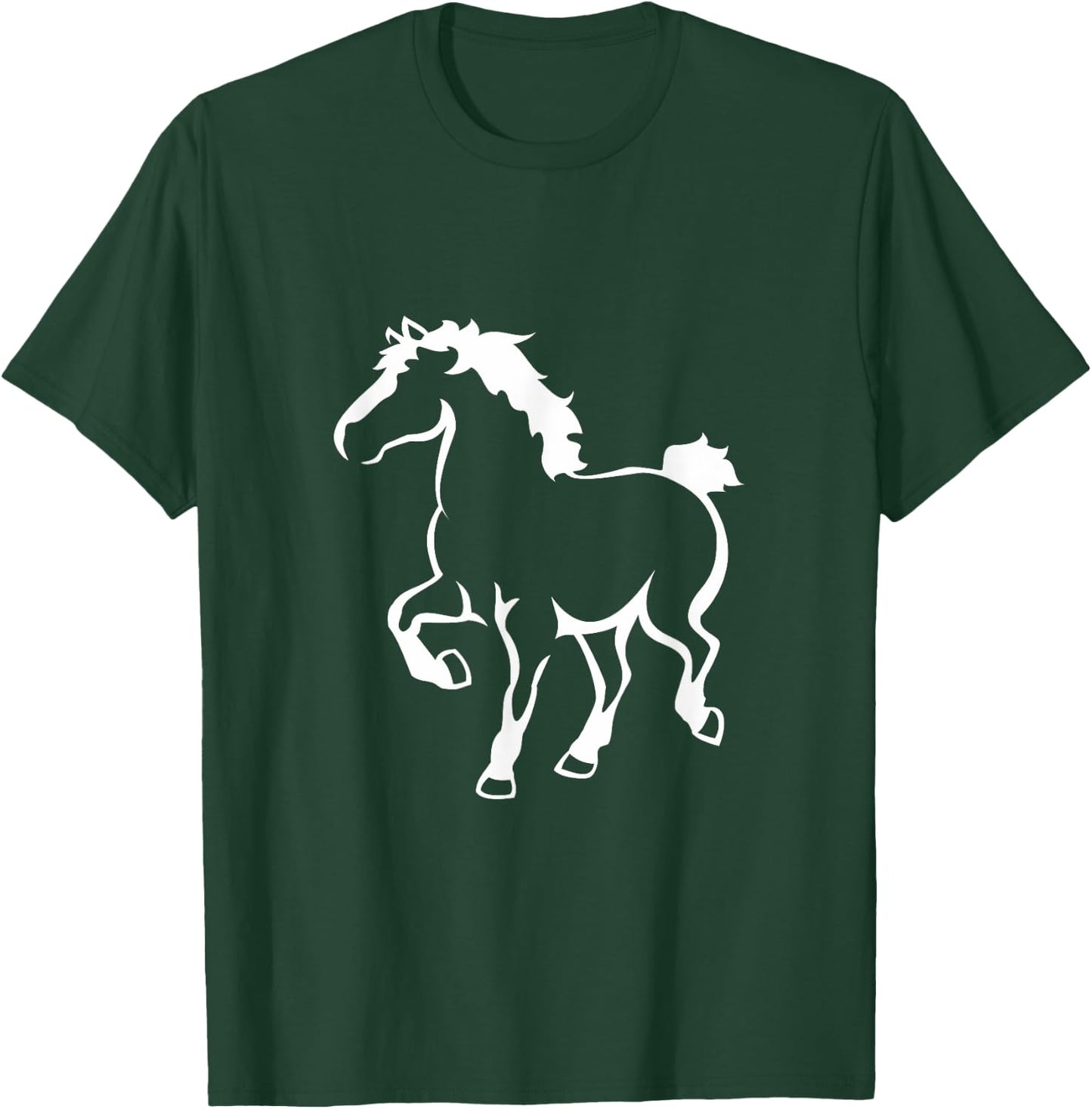 Belgian Draft Horse | Trending Draft Horse Equestrian T-Shirt - T-Shirt | Forest