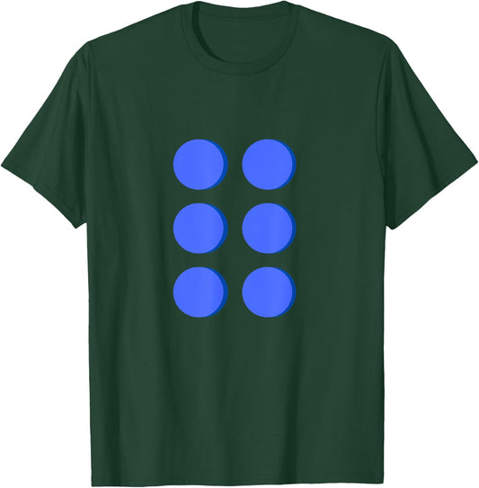 Blue Building Brick Halloween Plastic Block Costume Matching T-Shirt - T-Shirt | Forest