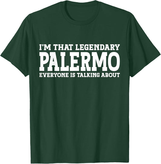 Palermo Surname Funny Team Family Last Name Palermo T-Shirt - T-Shirt | Forest