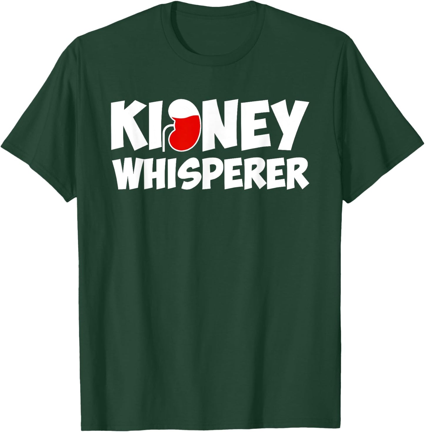 Funny Dialysis Nurse Women Kidney Disease Awareness , Black T-Shirt - T-Shirt | Forest