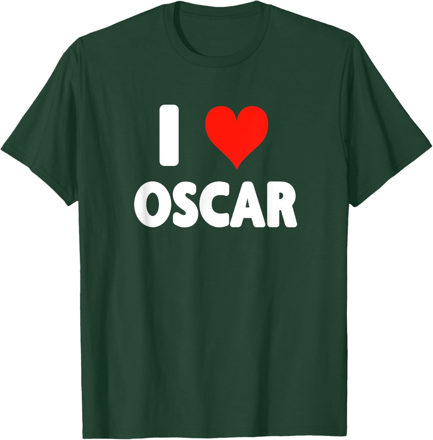 I Love Oscar - Heart T-Shirt - T-Shirt | Forest