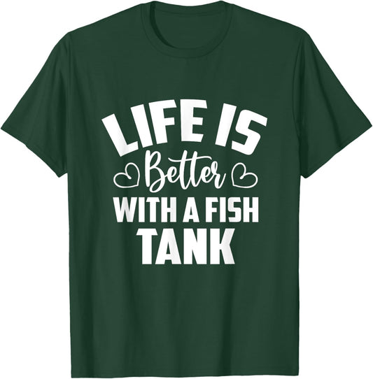 Funny Aquarium Fish Tank Aquarist Fish Lovers T-Shirt - T-Shirt | Forest
