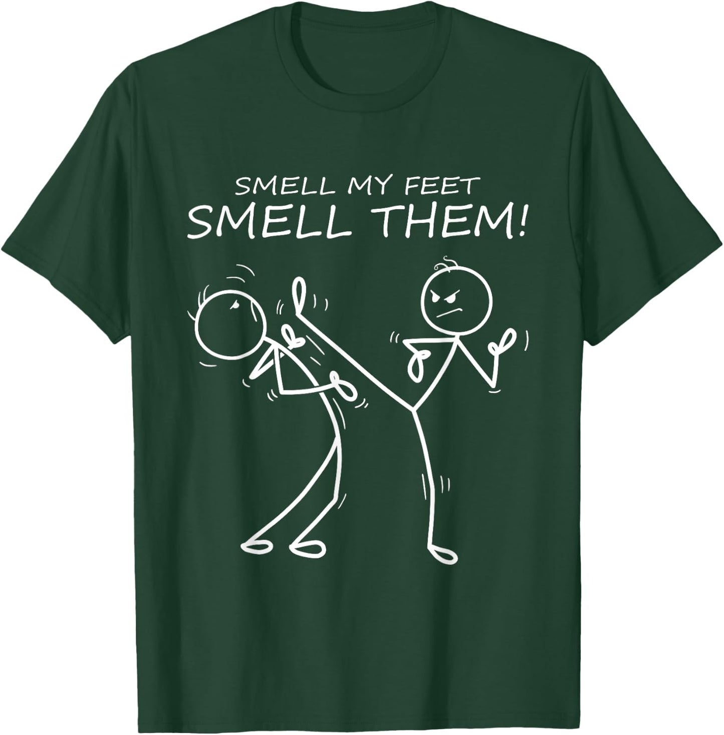 Cool Karate Smell My Feet Smell Them Funny Karate T-Shirt - T-Shirt | Forest