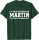 Martin Personal Name Funny Martin T-Shirt - T-Shirt | Forest