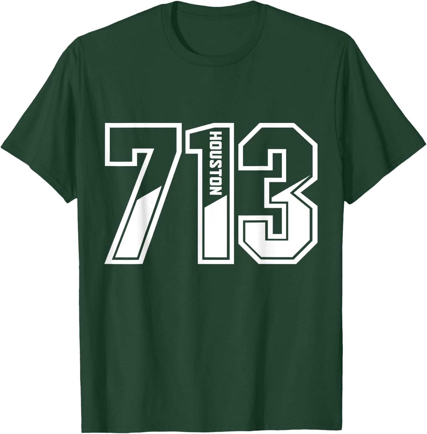 Houston Texas 713 Area Code Pride Vintage T-Shirt - T-Shirt | Forest