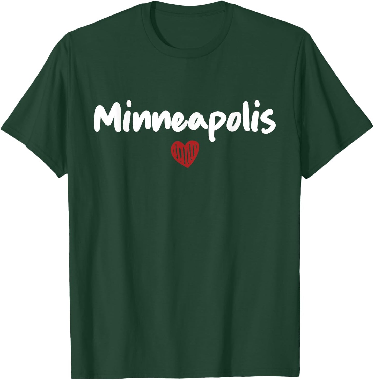 Minneapolis - I Love Minneapolis - Throwback Design Classic T-Shirt - T-Shirt | Forest