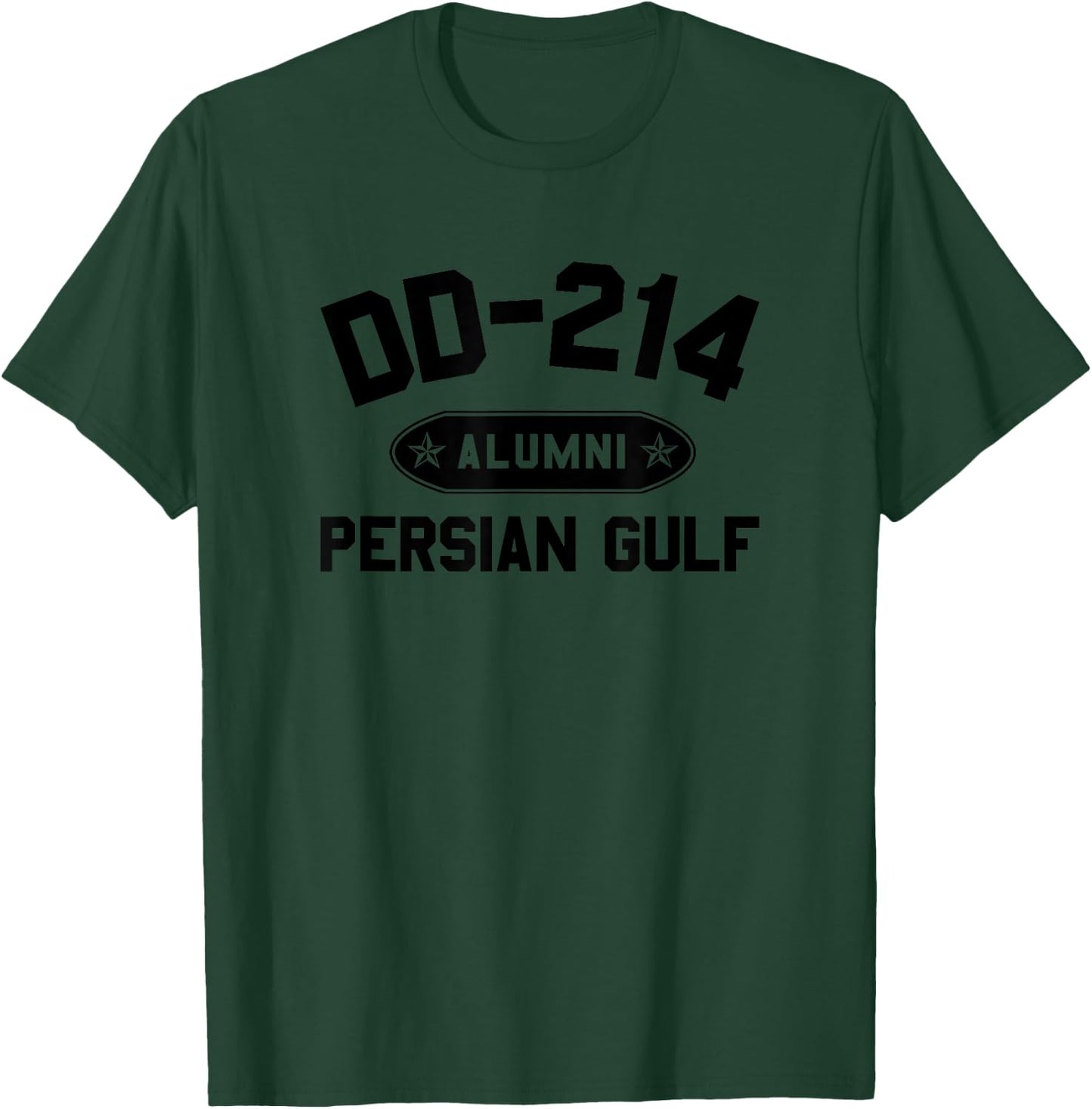DD-214 Alumni Persian Gulf Iraq War Military Veteran DD214 T-Shirt - T-Shirt | Forest