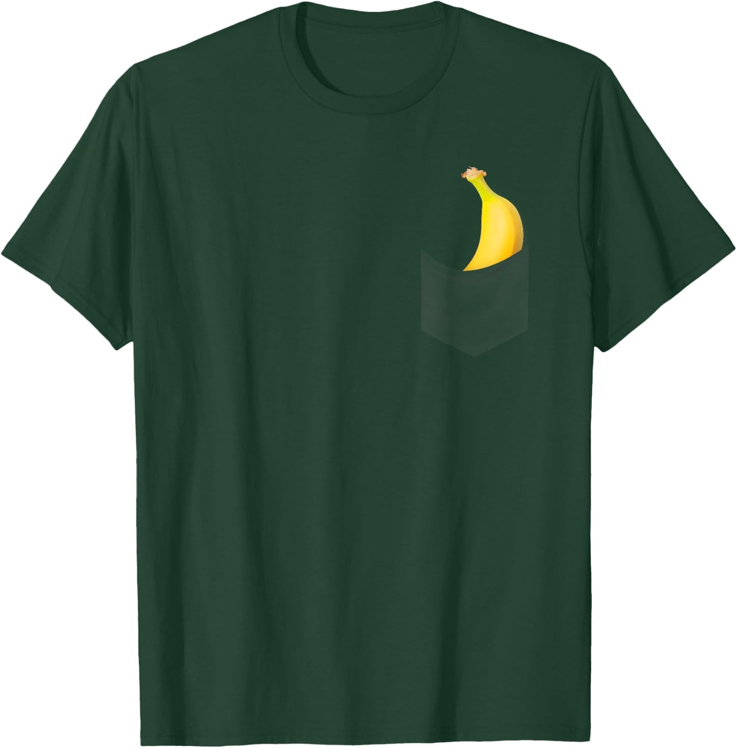 Banana Fruit In Pocket, funny bananas on chest T-Shirt - T-Shirt | Forest