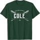 Vintage Baseball Bat Gameday Gerrit Cole New York MLBPA T-Shirt - T-Shirt | Forest