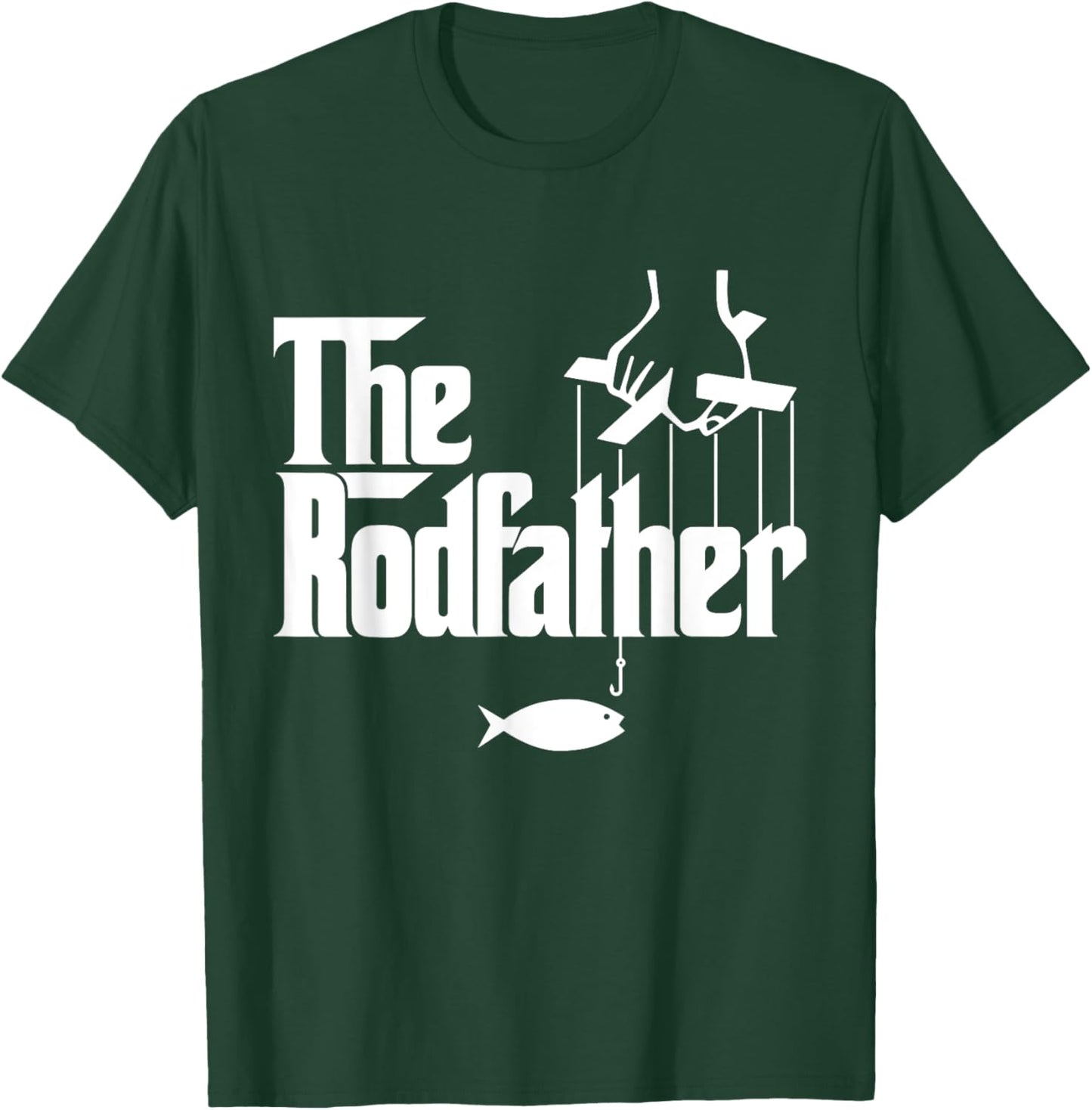The RodFather - Funny Fishing T-Shirt - T-Shirt | Forest