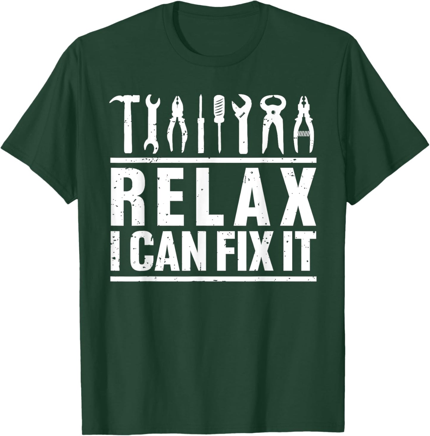 Funny Handyman Design Women Mechanic Repair Worker T-Shirt - T-Shirt | Forest