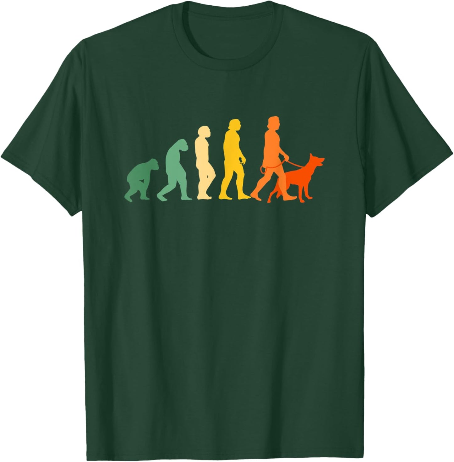Vintage Evolution Dog Sitter Animal Pet Caretaker Women T-Shirt - T-Shirt | Forest