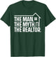 Funny Real Estate Design For Realtor Men Real Estate Agent T-Shirt - T-Shirt | Forest