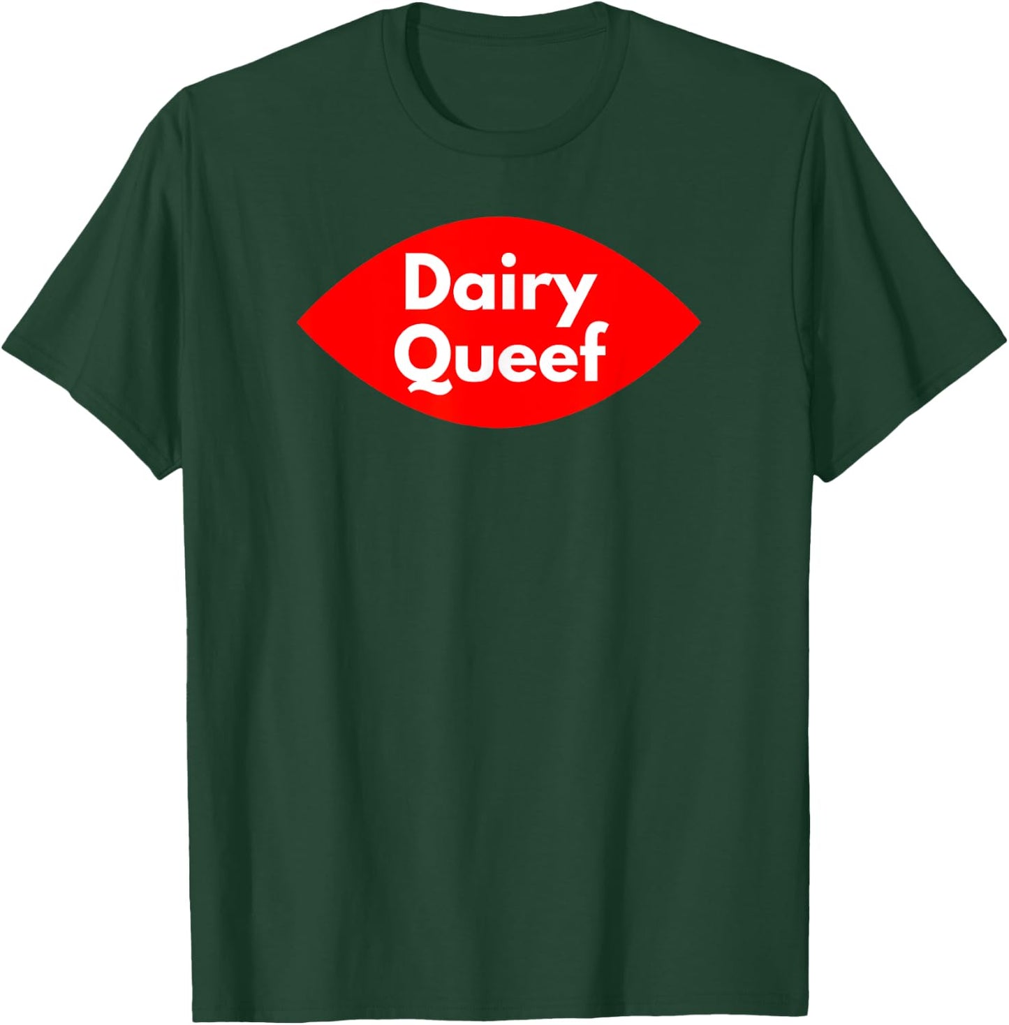 Graphic Queef Apparel-Dairy Queef T-Shirt - T-Shirt | Forest