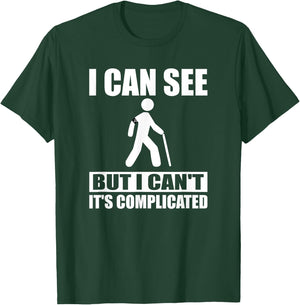 Blind Awareness Braille Teacher I Read braille Men Women T-Shirt - T-Shirt | Forest