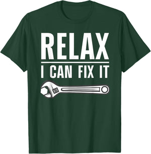 Funny Handyman Design Women Handyman Repair Tools T-Shirt - T-Shirt | Forest