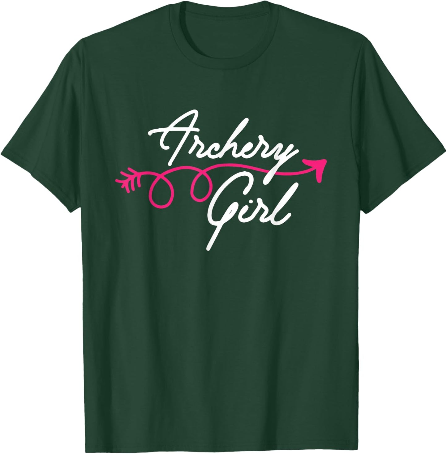 Archery Girl - Bowman Bowhunter Archer Bowhunting Bows T-Shirt - T-Shirt | Forest