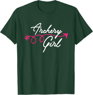Archery Girl - Bowman Bowhunter Archer Bowhunting Bows T-Shirt - T-Shirt | Forest