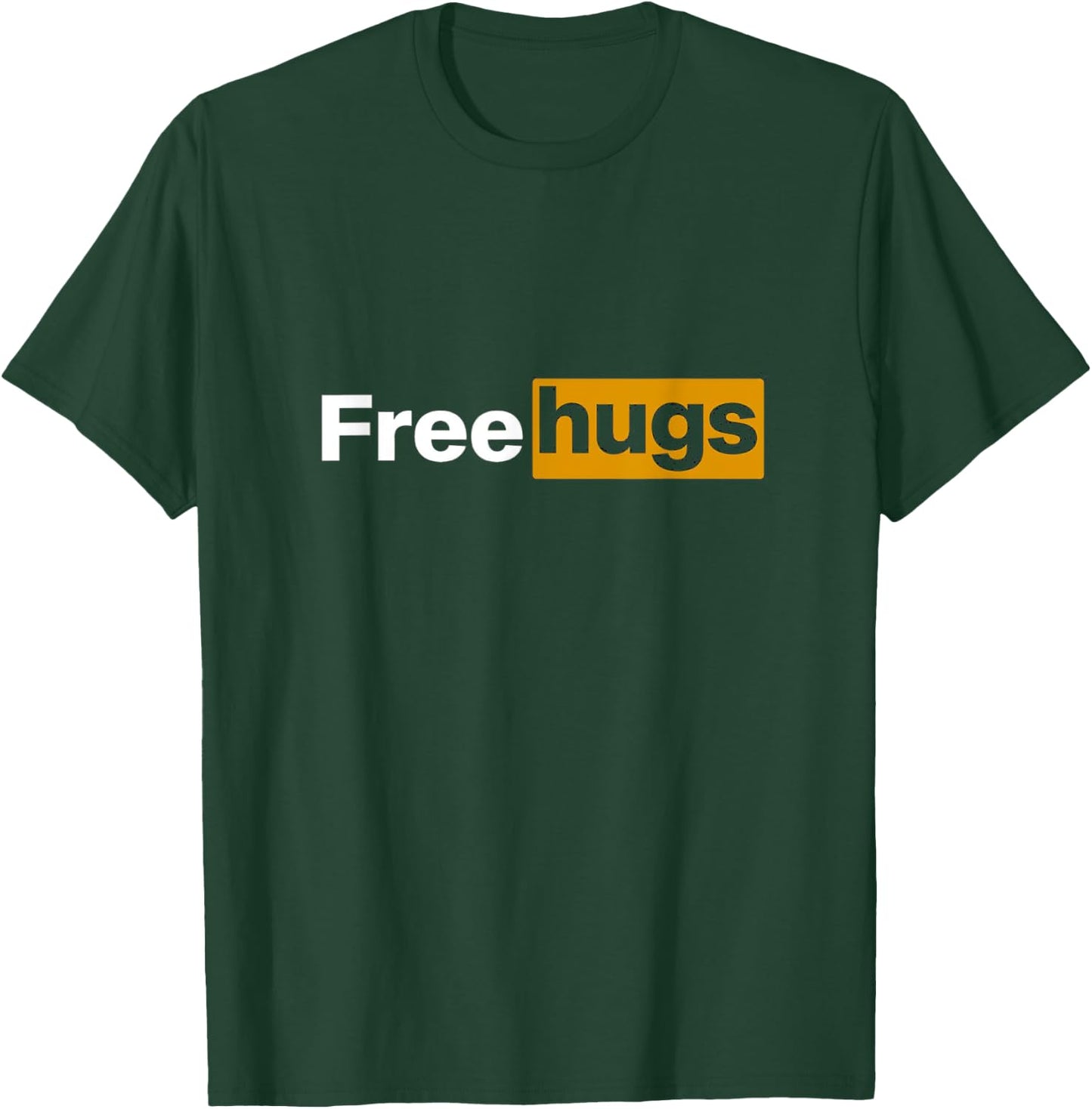 Free Hugs Love Hub Logo Funny Geek Nerd Party Gift T-Shirt - T-Shirt | Forest