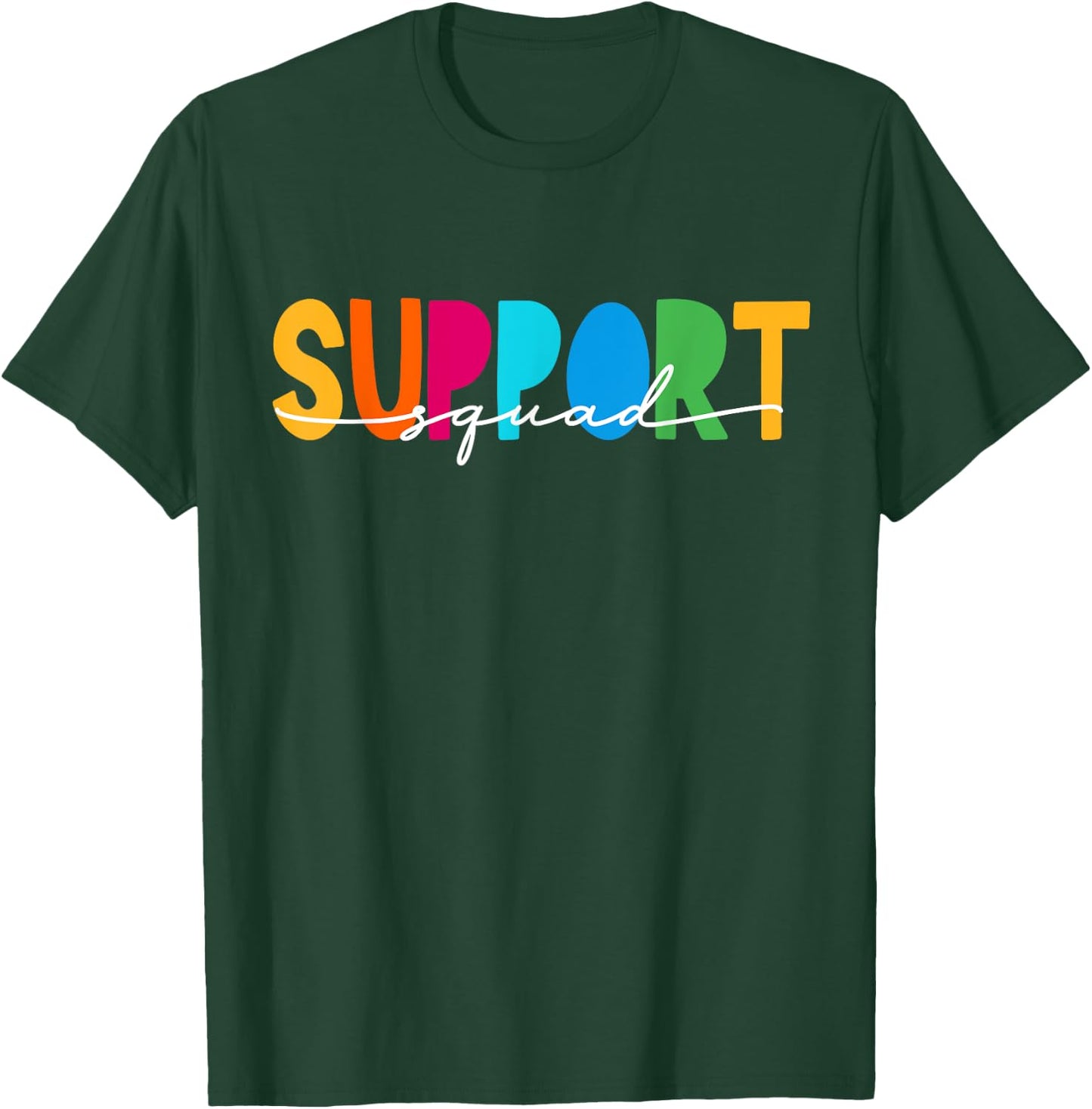 School Support Services Team Teacher Support Squad Women T-Shirt - T-Shirt | Forest