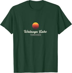 Watauga Lake TENNESSEE Bass Fishing T-Shirt - T-Shirt | Forest