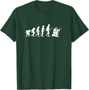 Welder Evolution Funny Welding Profession Mechanic Welders T-Shirt - T-Shirt | Forest