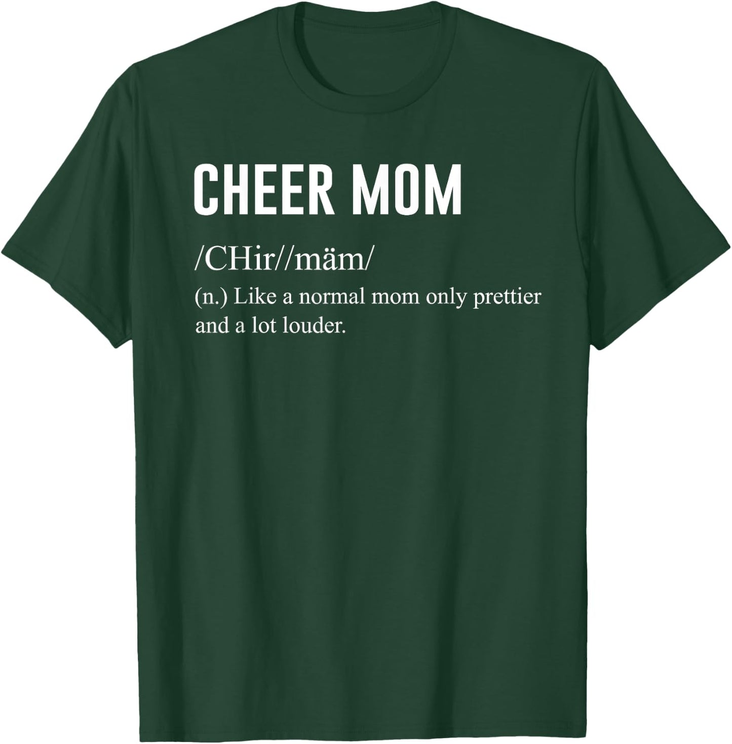 Funny Cheer Mom Definition T-Shirt - T-Shirt | Forest