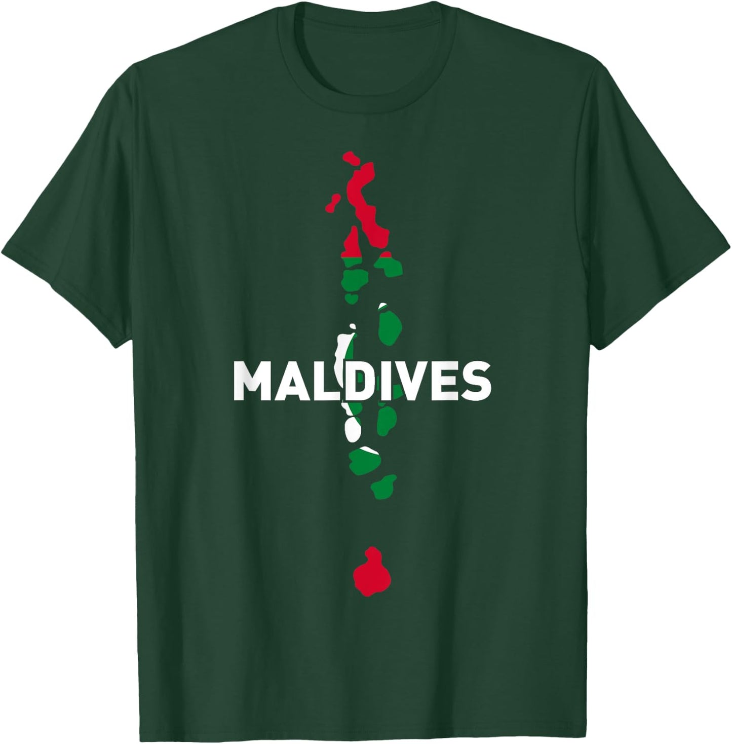 Proud Family and Patriotic Flag of Country Maldives T-Shirt - T-Shirt | Forest