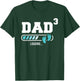 Dad 3 Third Time Dad Funny Dad Of Three T-Shirt - T-Shirt | Forest