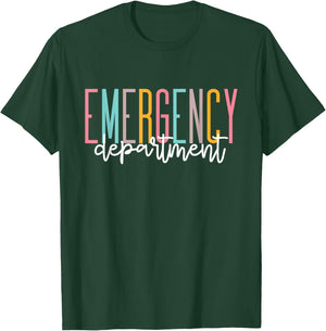Emergency Department Emergency Room Healthcare Nursing T-Shirt - T-Shirt | Forest