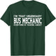 Bus Mechanic Job Title Employee Funny Worker Bus Mechanic T-Shirt - T-Shirt | Forest