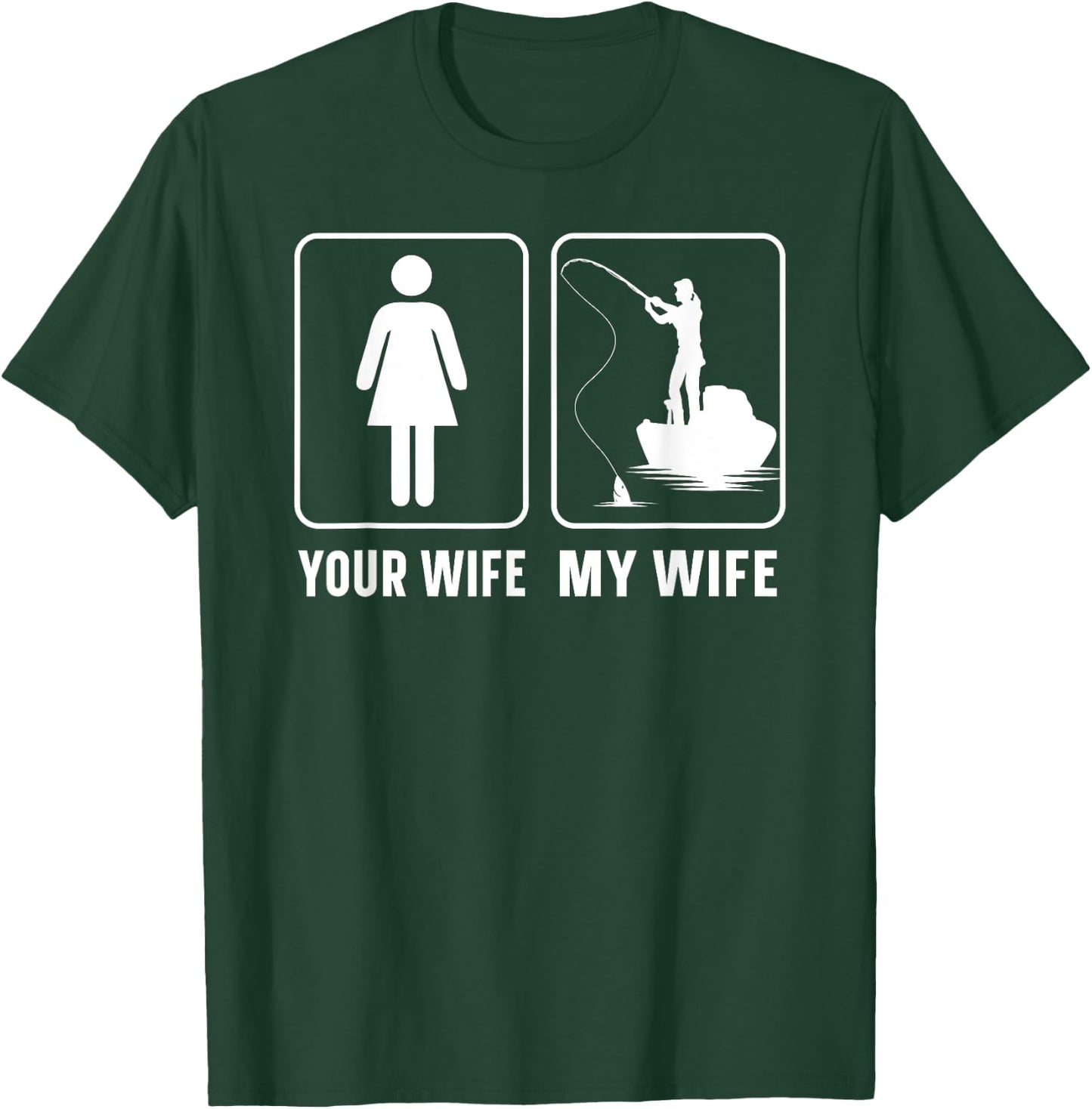 Fishing Fisherman Fisher DA0 Humorous Fishing Women's Black Small T-Shirt - T-Shirt | Forest