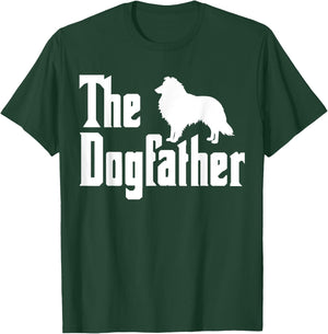 Shetland Sheepdog Dad Sheltie Dogfather Sheltie Dad T-Shirt - T-Shirt | Forest