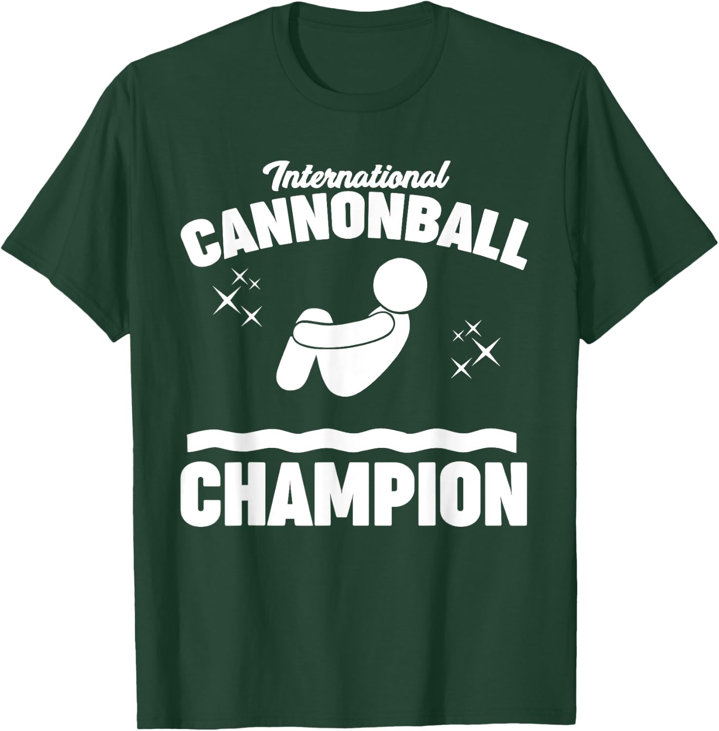 International Cannonball Champion T-Shirt - T-Shirt | Forest