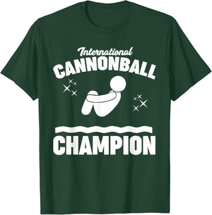 International Cannonball Champion T-Shirt - T-Shirt | Forest