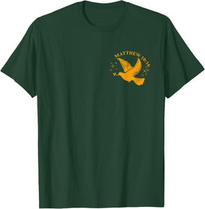 Wise As A Serpent, Harmless Matthew 10:16 (On Pocket & Back) T-Shirt - T-Shirt | Forest