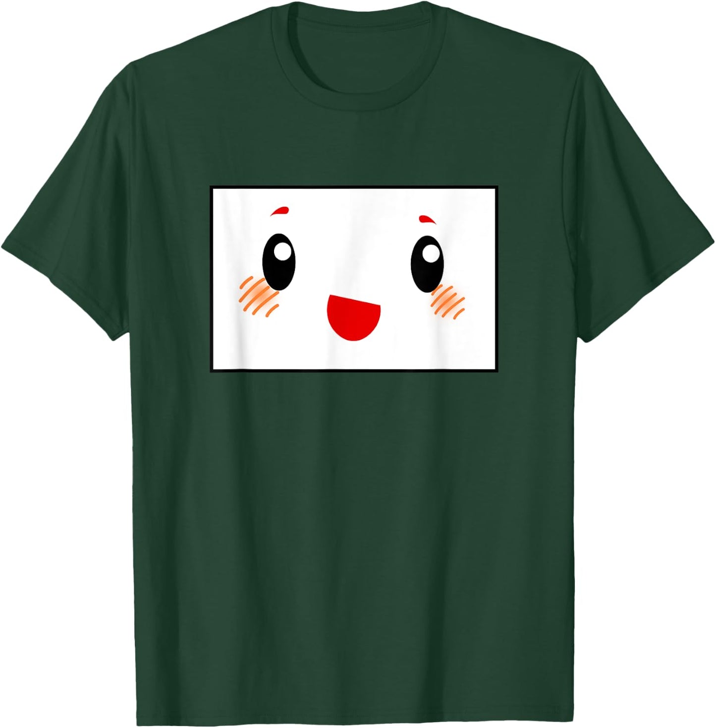Cute Lanki Chibi Milk Kawaii Japanese Cloths Funny Face Boxi Anime Lover Gift Box Gaming T-Shirt - T-Shirt | Forest