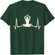 Yogi - I Love Yoga Heartbeat - Yoga T-Shirt - T-Shirt | Forest