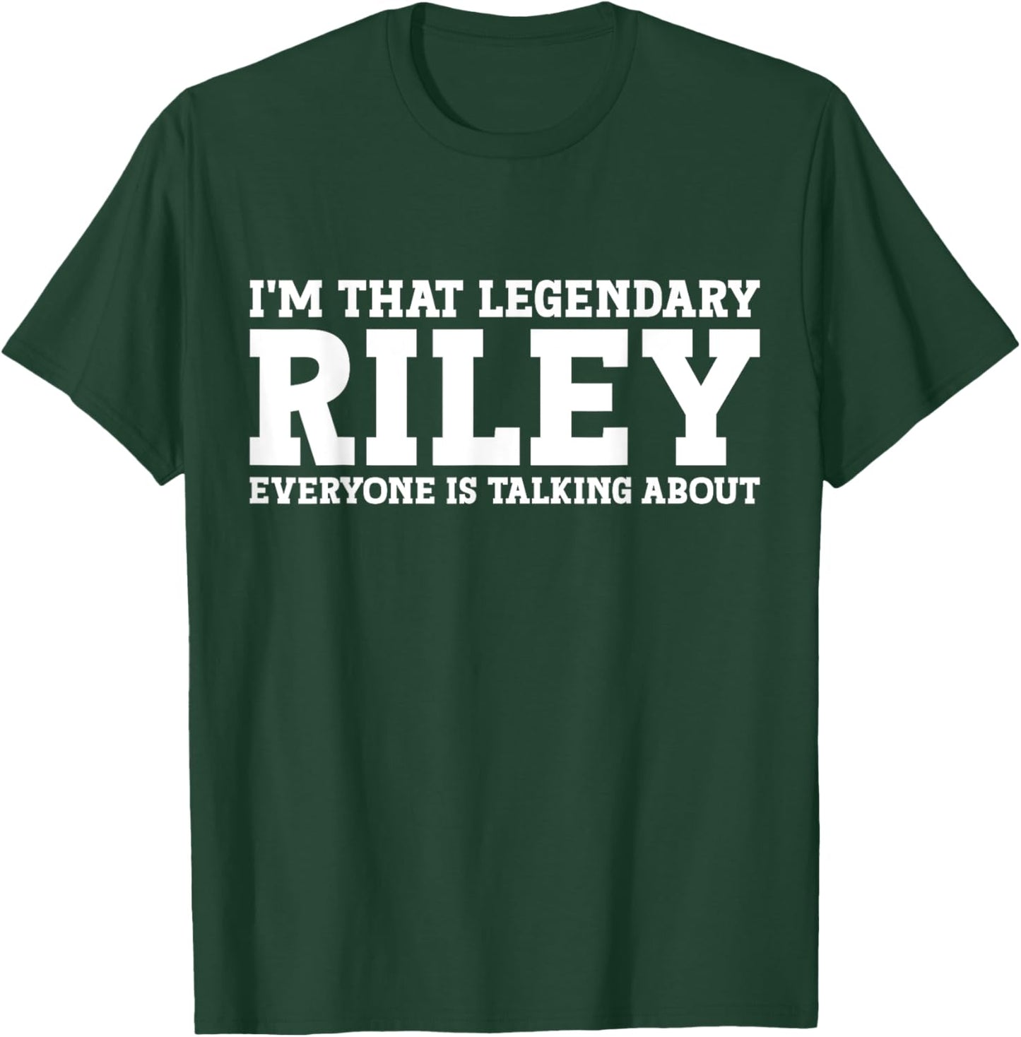 Riley Surname Funny Team Family Last Name Riley T-Shirt - T-Shirt | Forest