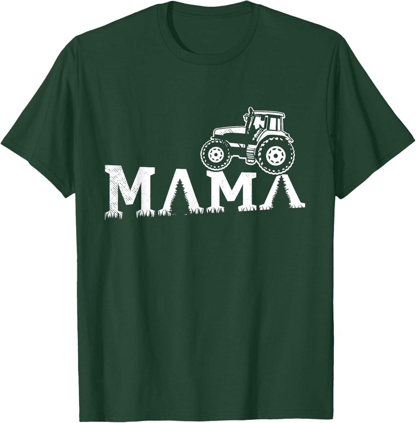 teestatic Women's Farm Themed Tractor MAMA Artwork - Black, X-Small T-Shirt - T-Shirt | Forest
