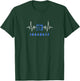 V8 heartbeat design for 8 cylinder car fans T-Shirt - T-Shirt | Forest