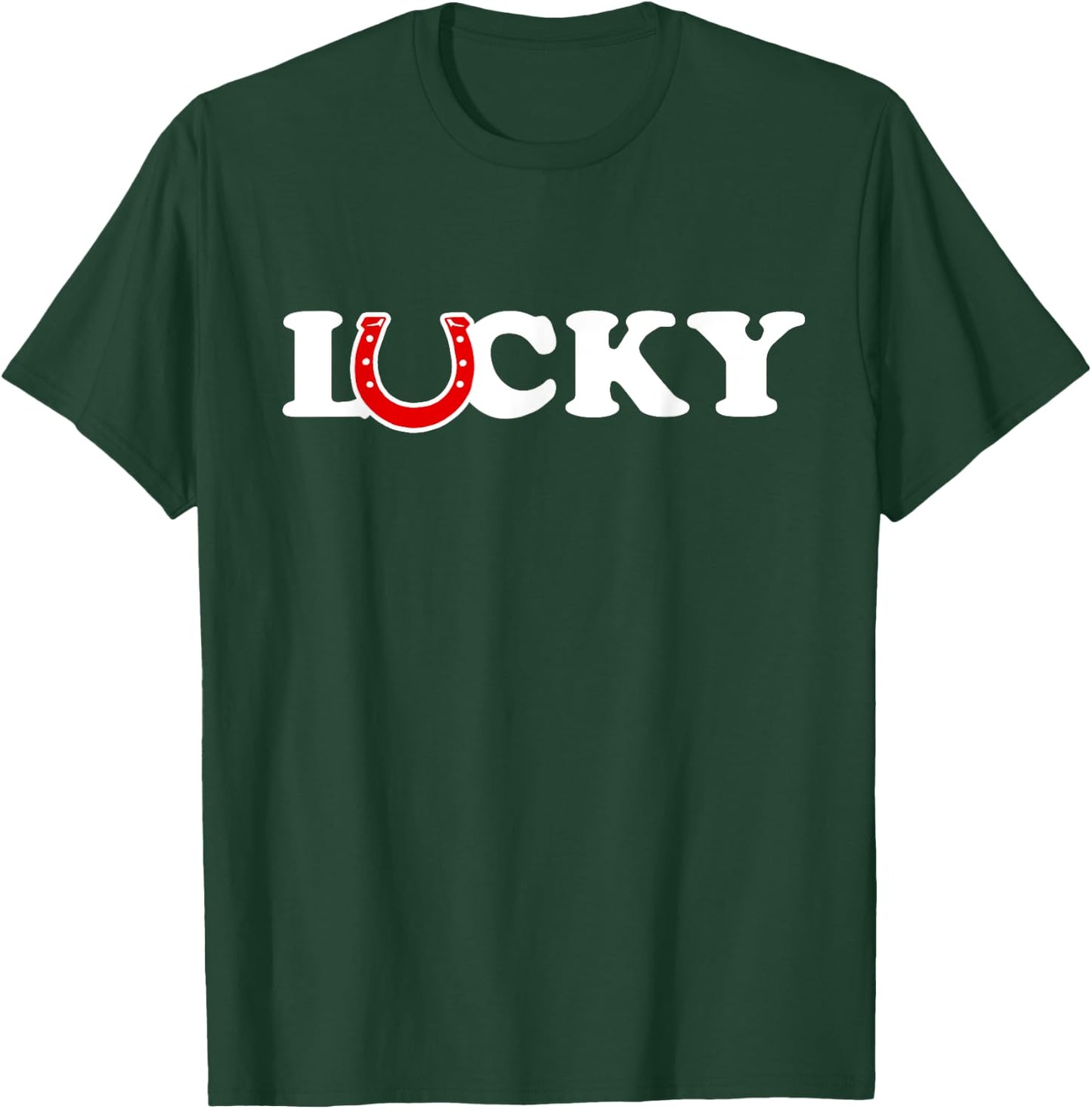Horseshoe Lucky T-Shirt - T-Shirt | Forest