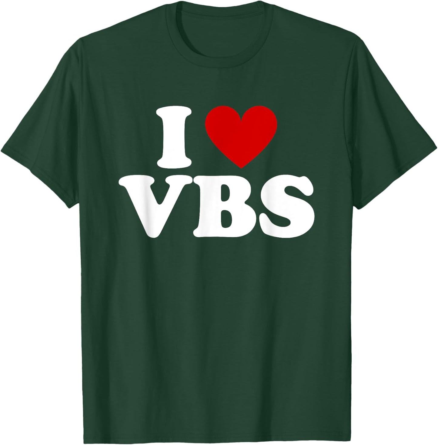 VBS I love Vacation Bible School Christian VBS Church Jesus T-Shirt - T-Shirt | Forest